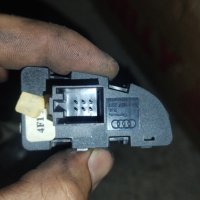 Панел от чейнджър копчета датчици машинки от Ауди А6 Ц6 4Ф за Audi A6 4F C6 копче аварийни пепелник, снимка 9 - Части - 42437849