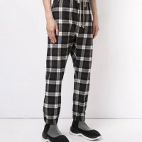 RICK OWENS DRKSHDW Check Print Мъжки Панталон / Долнище size M / L, снимка 1 - Панталони - 30825144