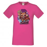 Мъжка тениска Marvel Rocket Racoon 2  Игра,Изненада,Подарък,Геймър,, снимка 15 - Тениски - 36790758