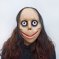 3110 Страшна Halloween маска Момо с коса, снимка 2 - Други - 38113185