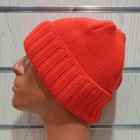 Нова зимна шапка Марекс с подгъв в неонов цвят, снимка 9 - Шапки - 30820248