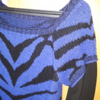 Дамска плетена блуза или елек, снимка 3 - Блузи с дълъг ръкав и пуловери - 30210358