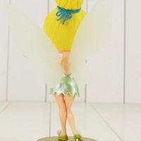 Голяма Tinker Bell Фея зън зън камбанка на стойка пластмасова фигурка PVC за игра и торта топер, снимка 2 - Фигурки - 22150157