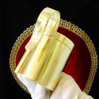 Месингова чаша,мензура черпак за 500 мл. , снимка 4 - Антикварни и старинни предмети - 36772774