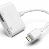 Преходник STELS, Кабел от Lightning към HDMI за iPhone, iPad, iPod, снимка 1 - Аксесоари за Apple - 40191590
