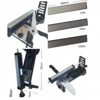Система за заточване на ножове с фиксиран ъгъл подходящи и за ножици , снимка 1 - Други стоки за дома - 29718741