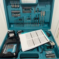 Винтоверт Makita HP333D с куфар пълен комплект накрайници, снимка 3 - Други инструменти - 42634115