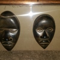 Африкански Дан маски 2 броя, снимка 7 - Антикварни и старинни предмети - 31299113