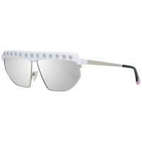 VICTORIA'S SECRET 🍊 Дамски огледални слънчеви очила WHITE MIRRORED нови с кутия, снимка 2 - Слънчеви и диоптрични очила - 40014777