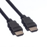 Кабел HDMI M - HDMI M Roline 11.04.5542 Черен, 2м HDMI M to HDMI M High Speed, снимка 3 - Кабели и адаптери - 31370682