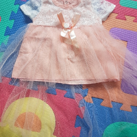 Бебешка рокля 0-3м, снимка 1 - Бебешки рокли - 44631648
