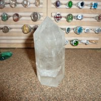 Планински кристал обелиск 278гр., снимка 2 - Други ценни предмети - 42779002