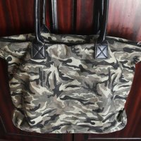 Нова дамса чанта тип торба  от упорита платова материя , снимка 2 - Чанти - 34255896