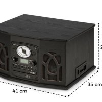 Продавам NR-620 Ретро мултифункционална система съсCD плейър, FM / AM радио, USB и SD входове, грамо, снимка 6 - Аудиосистеми - 44218111