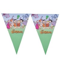 Семейство Флинстоун Flintstones Парти Гирлянд Знаменца Флаг Банер рожден ден, снимка 1 - Други - 40568397