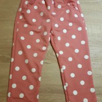Розово панталонче ,,точици" р-р 80/86, снимка 1 - Панталони и долнища за бебе - 30690434