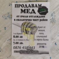 НАТУРАЛЕН ПЧЕЛЕН МЕД Реколта 2023  , снимка 2 - Пчелни продукти - 30098983