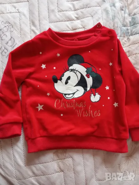 Много запазени бебешки блузки-74 р-р, снимка 1