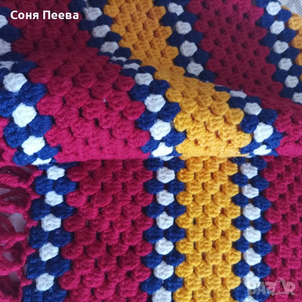 Пончо ръчно плетено 75/4.60, снимка 1