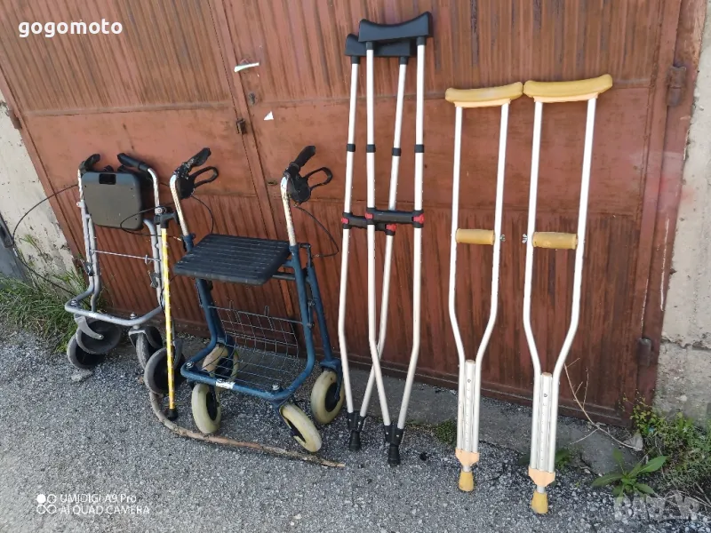 Патерици, патерица, канадка, ролатор, проходилка, бастун, канадки помощни средства , снимка 1