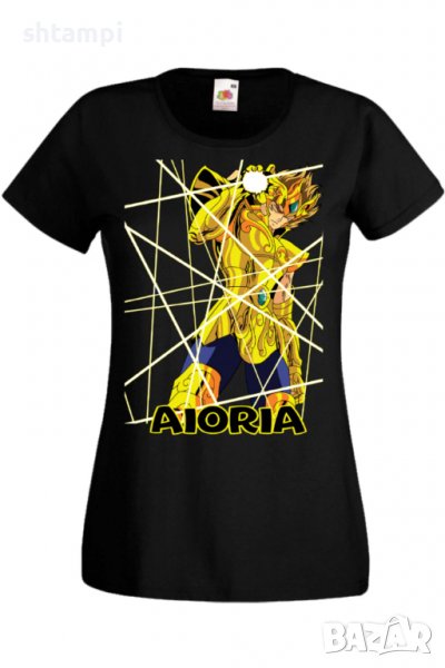 Дамска тениска Saint Seiya Leo Aiolia 02,Анимация,игра,Празник,Повод., снимка 1