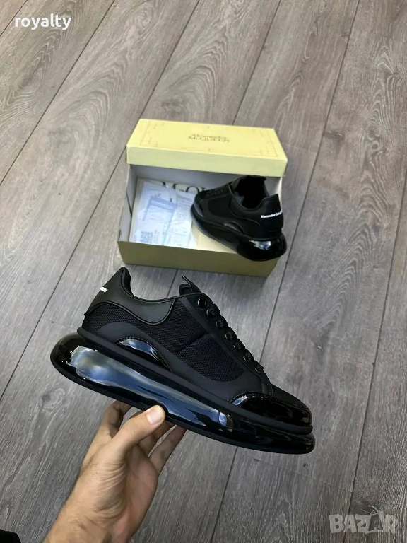 Alexander McQueen Мъжки Маратонки Велур , снимка 1