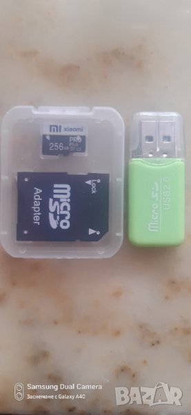 Micro sd карта Xiaomi 256 gb+card reader,бърза-20лв, снимка 1