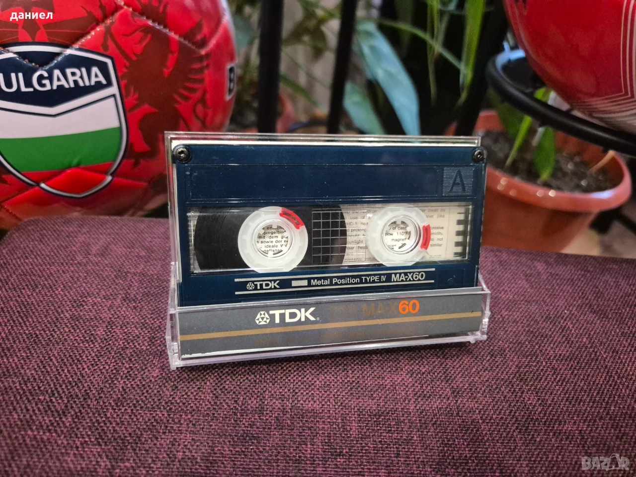 Аудио касета TDK MA-X 60 - TYPE IV - метална лента - като нова + подарък, снимка 1