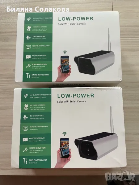 Соларни камери с wifi, снимка 1