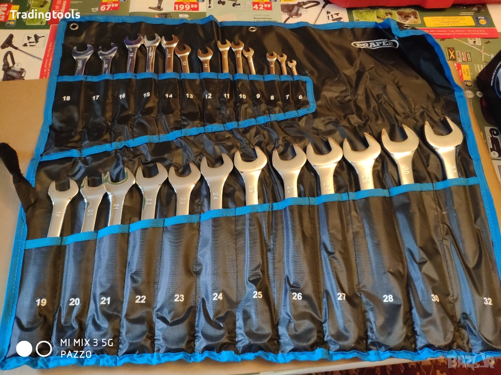 DRAPER Звездогаечни ключове 25бр CHROME VANADIUM, снимка 1