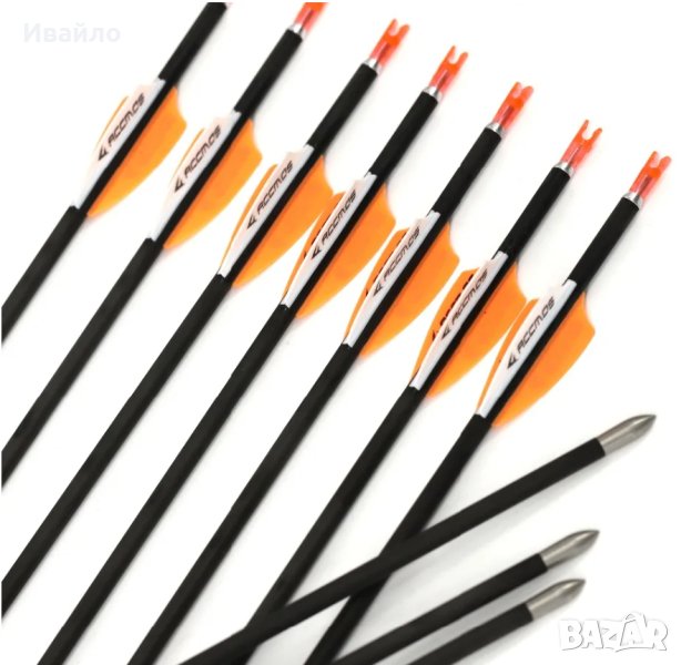 Стрели от Въглерод, 6.2мм В.Д., 400 спайн, 29 Инча, снимка 1