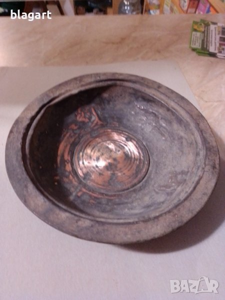 Медна войнишка паница-1915г., снимка 1