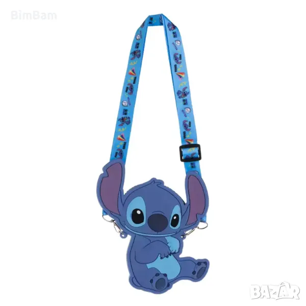 Силиконова чанта с дълга дръжка Стич / Stitch Cerda, снимка 1