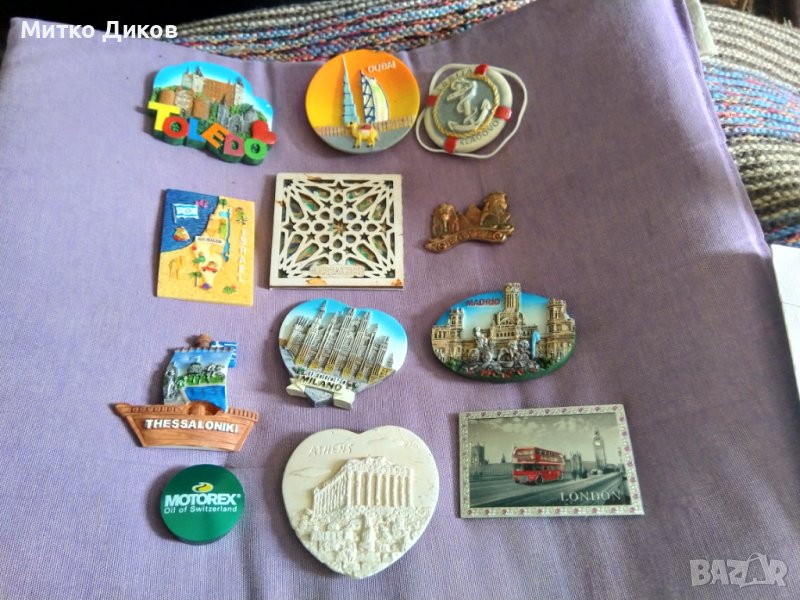 Магнити Толедо Сърбия Дубай Израел Египет Мадрид Милано Солун Лондон Атина Маракеш, снимка 1