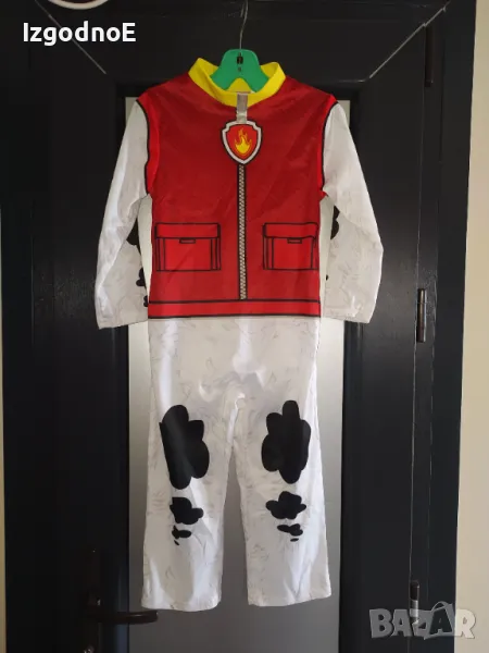 3-4г Карнавален костюм на Маршал от Paw patrol , снимка 1