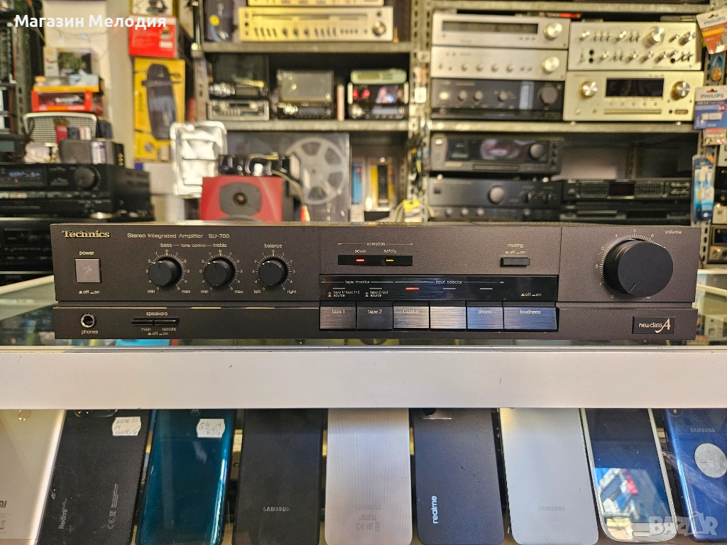Усилвател Technics SU-700 Две по 70 вата на 4 ома. В перфектно техническо и много добро визуално със, снимка 1