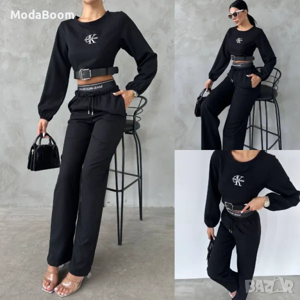 Calvin Klein дамски черен екип , снимка 1