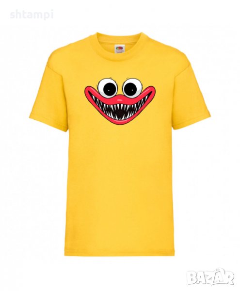 Детска Тениска Huggy Wuggy От Poppy Play Time Huggy Kissy Face Mouth Изненада,Подарък,Игра,, снимка 1