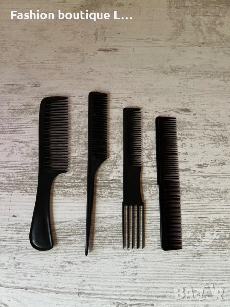 Комплект от 4 броя черни гребени за различни прически 🖤, снимка 1