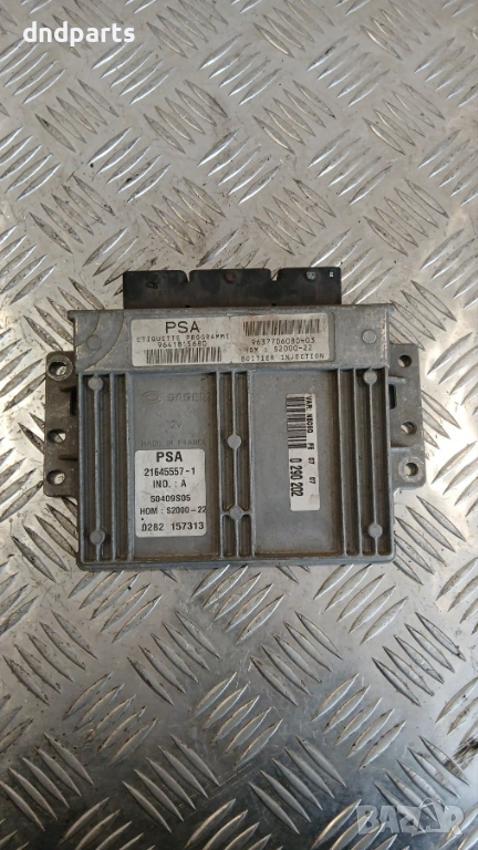 Компютър Peugeot 306 1.4 2000г. 21645557 9637706080 , снимка 1