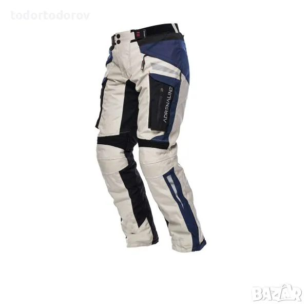 Текстилен мото панталон за мотор ADRENALINE CAMELEON 2.0 BEIGE/NAVY, снимка 1
