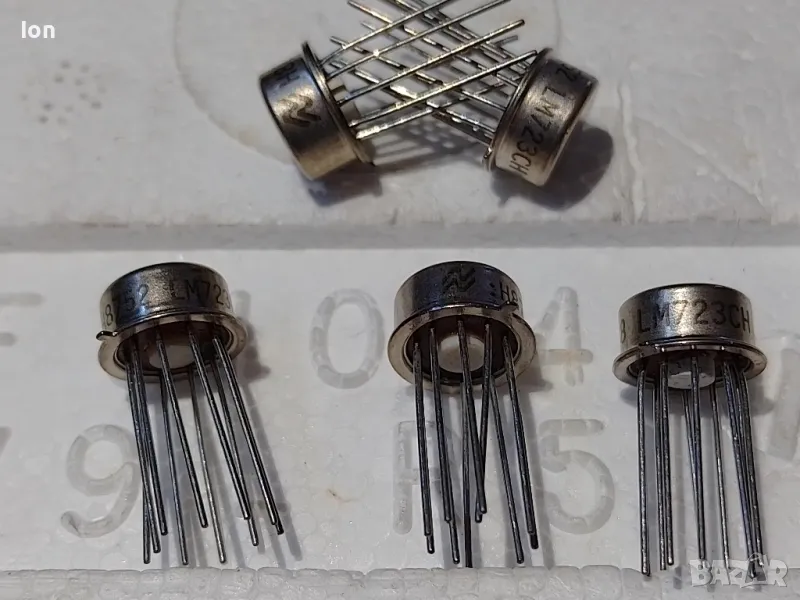 LM723HC National Semiconductor - стабилизатор на напрежение в метален корпус ТО-99, снимка 1