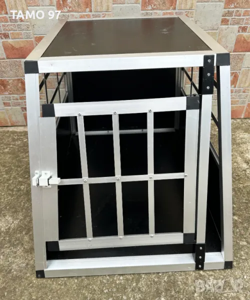 Продавам алуминиева клетка веднъж използвана, снимка 1