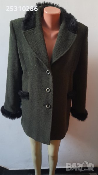 Палто в масленост зелен цвят, снимка 1