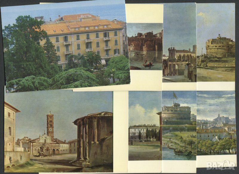  Италия 1900-65г. - 8 чисти картички , снимка 1