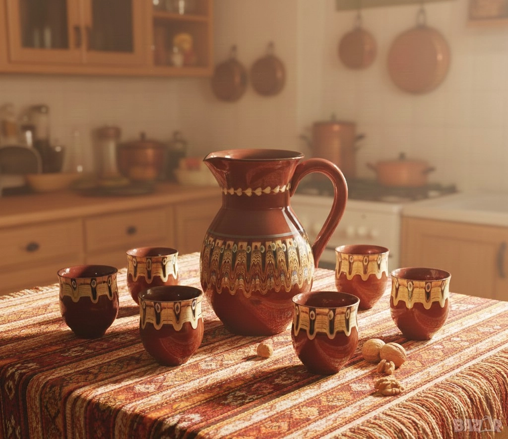 Винтидж сервиз за вино , снимка 1