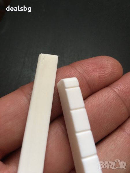 Комплект от КОСТ нът и бридж за класическа китара, снимка 1