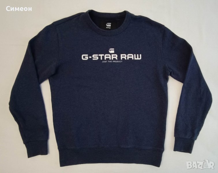 G-STAR RAW оригинално горнище S памучен суичър LOAQ R SW, снимка 1