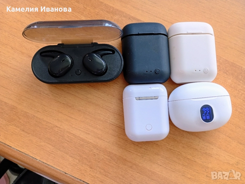 Промоция!!! Безжично зарядно за кола,Безжични слушалки-20 лв,2 броя -38 лв , снимка 1