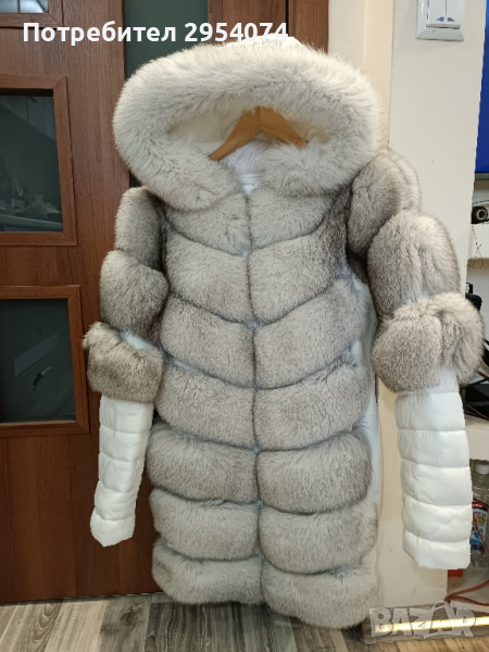 естествена кожа и естествен косъм мл -490лв, снимка 1